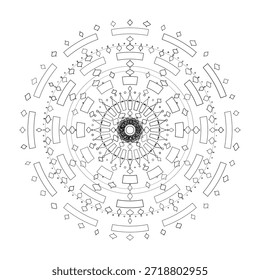 Mandala Design, Vector, Illustration for background