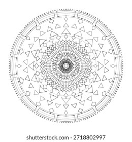 Diseño de mandala, Vector, Ilustración para el fondo