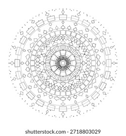 Diseño de mandala, Vector, Ilustración para el fondo