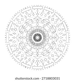 Diseño de mandala, Vector, Ilustración para el fondo