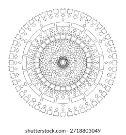 Diseño de mandala, Vector, Ilustración para el fondo