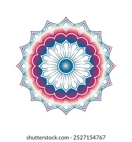 Mandala design vector illustration.  relaxing and easy mandala art for tattoo design, vector mandala design