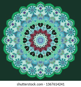 Mandala Design (Vector pattern)