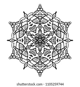 Mandala design. Vintage decorative design elements. Round ornaments. Oriental pattern, vector illustration. Islam, Arabic, Indian, moroccan, spain, turkish, pakistan, chinese, mystic, ottoman motifs. 