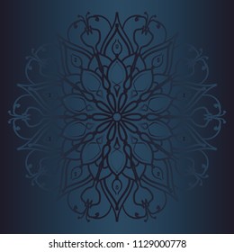 Mandala design. Vintage decorative design elements. Round ornaments. Oriental pattern, vector illustration. Islam, Arabic, Indian, moroccan, spain, turkish, pakistan, chinese, mystic, ottoman motifs. 