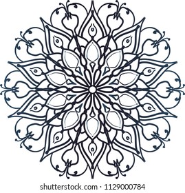 Mandala design. Vintage decorative design elements. Round ornaments. Oriental pattern, vector illustration. Islam, Arabic, Indian, moroccan, spain, turkish, pakistan, chinese, mystic, ottoman motifs. 