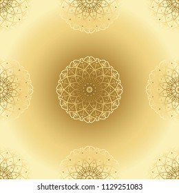 Mandala design. Vintage design elements. Oriental sari pattern, vector illustration. Islam, аrabic, indian, moroccan, spain, turkish, victorian
chinese motifs. Fabric round ornaments. Kitchen tile.
