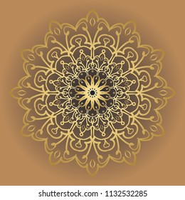 Mandala design. Vintage design elements. Oriental sari pattern, vector illustration. Islam, аrabic, indian, moroccan, spain, turkish, victorian
chinese motifs. Fabric round ornaments, wallpaper
