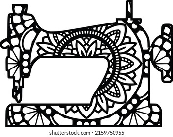 Diseño Mandala. Puede cambiar el tamaño y el color del archivo eps como desee. Se ajustará bien a un diseño en una camisa o en tu caja de sombra. También se pueden usar cortadores láser como Cricut, Glowforge
...