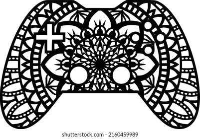 Mandala design. You can change the size and color of the eps file as you like. Will fit well as a design on a shirt or in your shadow box. You can also use laser cutters like Cricut, Glowforge