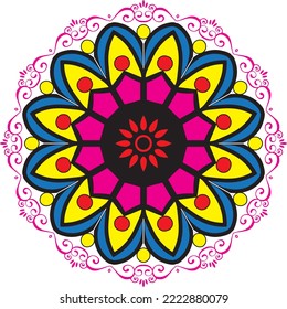 Mandala Design you can easly print this file