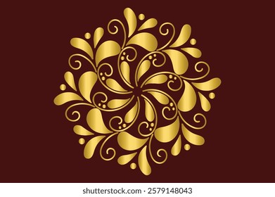 MANDALA DESIGNE, ILLUSTRATION, CAN BE USED IN BACKGROUND OF WALL ART
