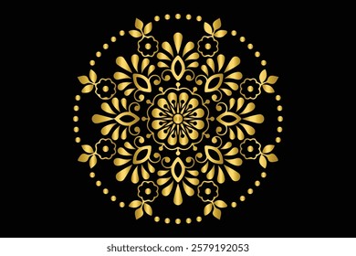 MANDALA DESIGNE, ILLUSTRATION, CAN BE USED IN BACKGROUND OF WALL ART