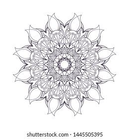 Mandala designs for adult coloring books, decorations, etc.