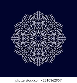 Mandala entwirft Hintergrund, Vektorgrafik