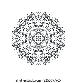 Mandala entwirft. Neuer Mandala-Kunsthintergrund