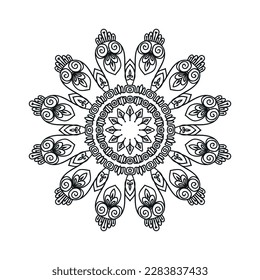 Diseños de Mandala. Nuevo fondo artístico mandala