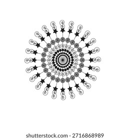 A mandala is a detailed circular artwork symbolizing balance, harmony, and mindfulness, often used in meditation, spiritual practice, therapy, and creative design across cultures.!