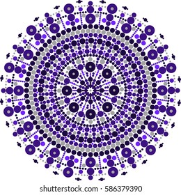 Mandala With Dots