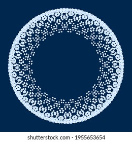 Mandala. Farbmuster oder Textur eines Halbtonvektors. Stipple-Dot-Hintergründe mit Hexagonen