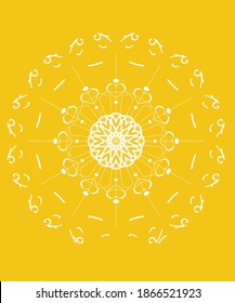 mandala drawing. eps formet and jpg.