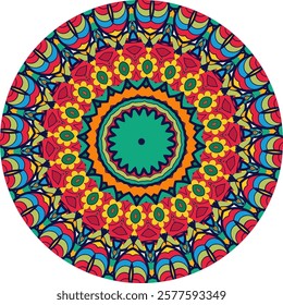 Mandala Drawing Perfect for Coloring 
