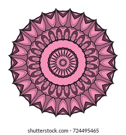 mandala element. Vector illustration. design for greeting card, invitation, tattoo.