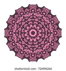 mandala element. Vector illustration. design for greeting card, invitation, tattoo.