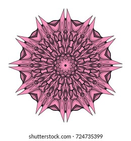 mandala element. Vector illustration. design for greeting card, invitation, tattoo.