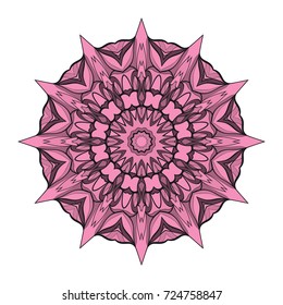 mandala element. Vector illustration. design for greeting card, invitation, tattoo.
