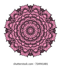 mandala element. Vector illustration. design for greeting card, invitation, tattoo.
