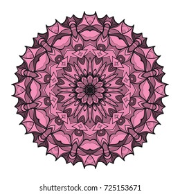 mandala element. Vector illustration. design for greeting card, invitation, tattoo.