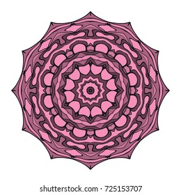 mandala element. Vector illustration. design for greeting card, invitation, tattoo.