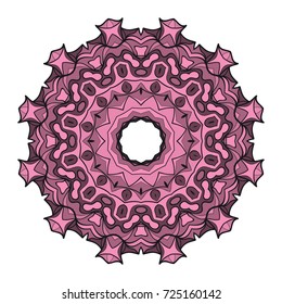 mandala element. Vector illustration. design for greeting card, invitation, tattoo.