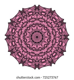 mandala element. Vector illustration. design for greeting card, invitation, tattoo.