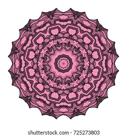 mandala element. Vector illustration. design for greeting card, invitation, tattoo.