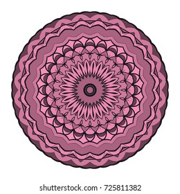 mandala element. Vector illustration. design for greeting card, invitation, tattoo.