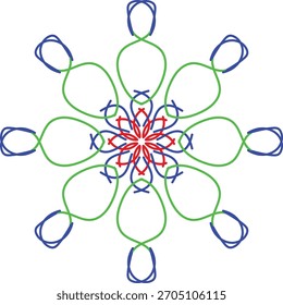 mandala eps-Dateidesign nach Illustratormodus 