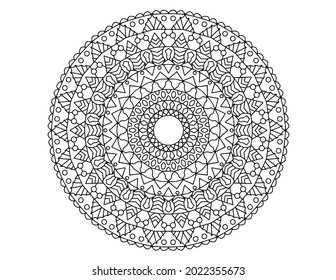 mandala esp black and white, coloring mandala, coloring book, tattoo, mehndi,ornaments, retro, geometric
