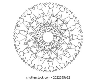 mandala esp black and white, coloring mandala, coloring book, tattoo, mehndi,ornaments, retro, geometric