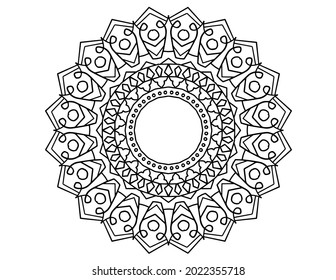 mandala esp black and white, coloring mandala, coloring book, tattoo, mehndi,ornaments, retro, geometric