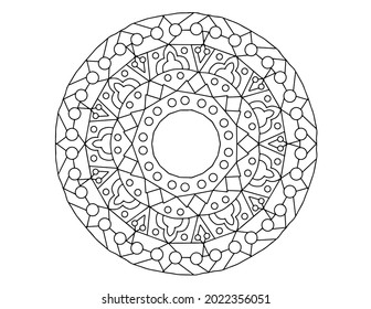 mandala esp black and white, coloring mandala, coloring book, tattoo, mehndi,ornaments, retro, geometric