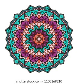 Mandala. Ethnic decorative element.