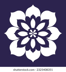 Mandala. Elementos de decoración étnica. Fondo dibujado a mano. Motivos islámicos, árabes, indios, otomanos. logo flor vector simple abstracto tatuaje de manala plana color de la planta flor floret stencil