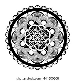 Mandala. Ethnic decorative elements background. Islam, Arabic, Indian, ottoman motifs.