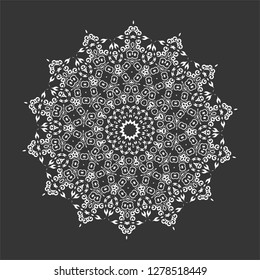 Mandala. Ethnic decorative elements. Hand drawn background. Islam, Arabic, Indian, ottoman motifs.