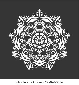 Mandala. Ethnic decorative elements. Hand drawn background. Islam, Arabic, Indian, ottoman motifs.