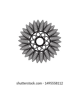 Mandala. Ethnic decorative elements. Hand drawn background. Islam, Arabic, Indian, ottoman motifs.
