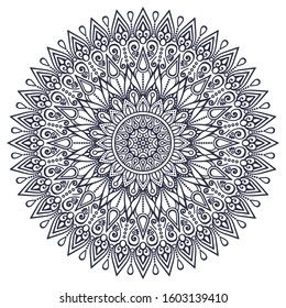 Mandala. Ethnic decorative elements. Hand drawn background