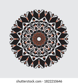 Mandala. Ethnic decorative elements. Hand drawn background